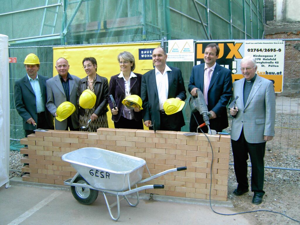 Baustelle Bürgerspitalhäuser.