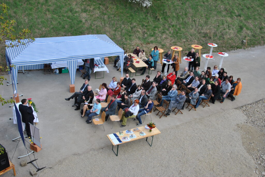 Spatenstichfeier in der Goldegger Straße 3a