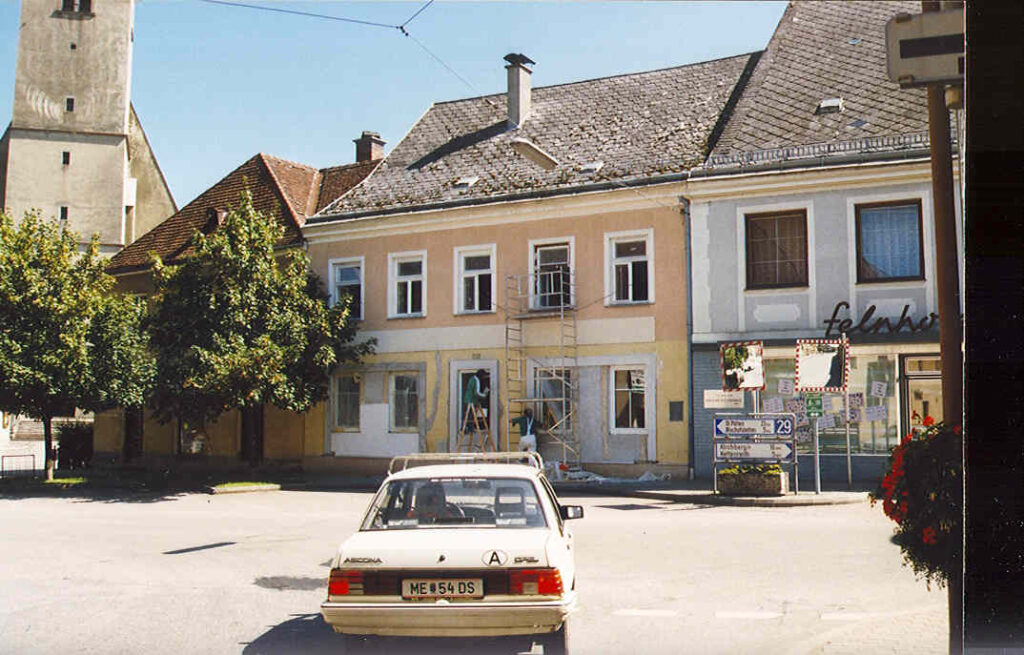 Hofseitige Ansicht des Hauses in Kilb.